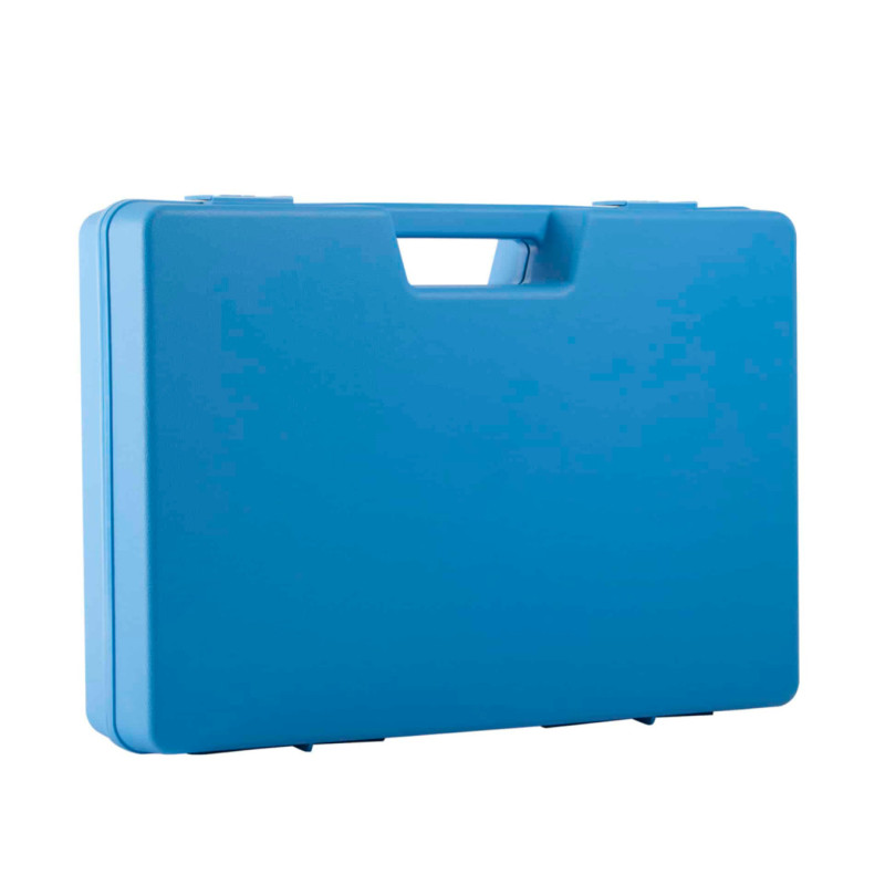 Valise plastique BAGACASE Gaggione Rétro B01 coloris bleu
