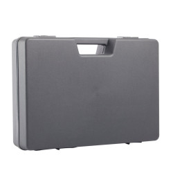 Valise plastique BAGACASE Gaggione Rétro B01 coloris gris anthracite