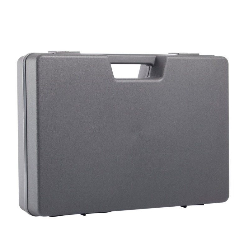 Valise plastique BAGACASE Gaggione Rétro B01 coloris gris anthracite