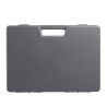 Valise plastique BAGACASE Gaggione Rétro B01 coloris gris anthracite vue de face