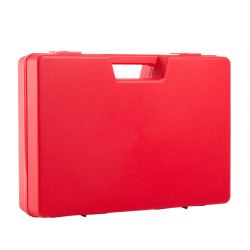 Valise plastique BAGACASE Gaggione Rétro B01 coloris rouge