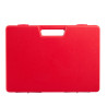 Valise plastique BAGACASE Gaggione Rétro B01 coloris rouge de face