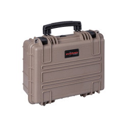 Valise étanche BAGETANCHE Explorer 3818HL. D fermée, coloris sable désert