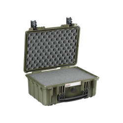 Valise étanche BAGETANCHE Explorer 3818HL.G avec mousse prédécoupée, coloris vert