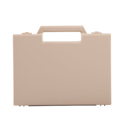 Valise plastique BAGACASE Gaggione Classic R02 coloris beige vue de face