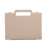 Valise plastique BAGACASE Gaggione Classic R02 coloris beige vue de face