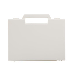 Valise plastique BAGACASE Gaggione Classic R02 coloris blanc vue de face