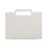 Valise plastique BAGACASE Gaggione Classic R02 coloris blanc vue de face