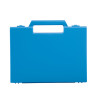 Valise plastique BAGACASE Gaggione Classic R02 coloris bleu vue de face