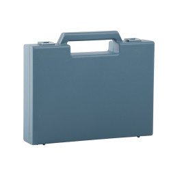 Valise plastique BAGACASE Gaggione Classic R02 coloris bleu gris