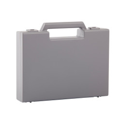 Valise plastique BAGACASE Gaggione Classic R02 coloris gris alu