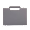 Valise plastique BAGACASE Gaggione Classic R02 coloris gris alu vue de face