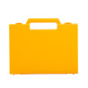 Valise plastique BAGACASE Gaggione Classic R02 coloris jaune vue de face