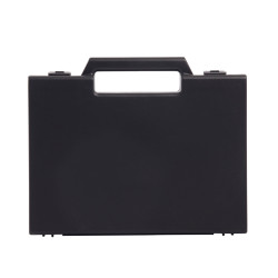 Valise plastique BAGACASE Gaggione Classic R02 coloris noir vue de face