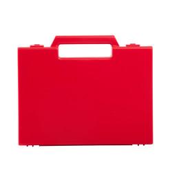Valise plastique BAGACASE Gaggione Classic R02 coloris rouge vue de face