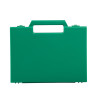 Valise plastique BAGACASE Gaggione Classic R02 coloris vert vue de face
