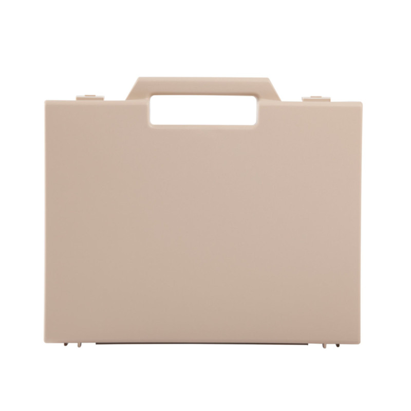 Valise plastique BAGACASE Gaggione Classic R03 coloris beige vue de face