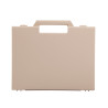 Valise plastique BAGACASE Gaggione Classic R03 coloris beige vue de face