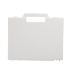 Valise plastique BAGACASE Gaggione Classic R03 coloris blanc vue de face