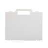 Valise plastique BAGACASE Gaggione Classic R03 coloris blanc vue de face