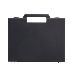 Valise plastique BAGACASE Gaggione Classic R03 coloris noir vue de face