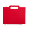 Valise plastique BAGACASE Gaggione Classic R03 coloris rouge vue de face