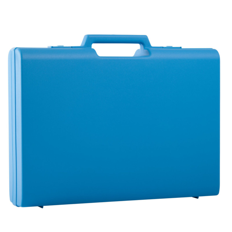 Valise plastique BAGACASE Classic D02 coloris bleu