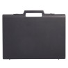 Valise plastique BAGACASE Classic D02 coloris noir vue de face