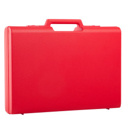 Valise plastique BAGACASE Classic D02 coloris rouge