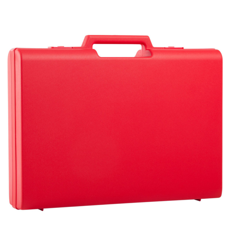 Valise plastique BAGACASE Classic D02 coloris rouge