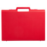 Valise plastique BAGACASE Classic D02 coloris rouge vue de face