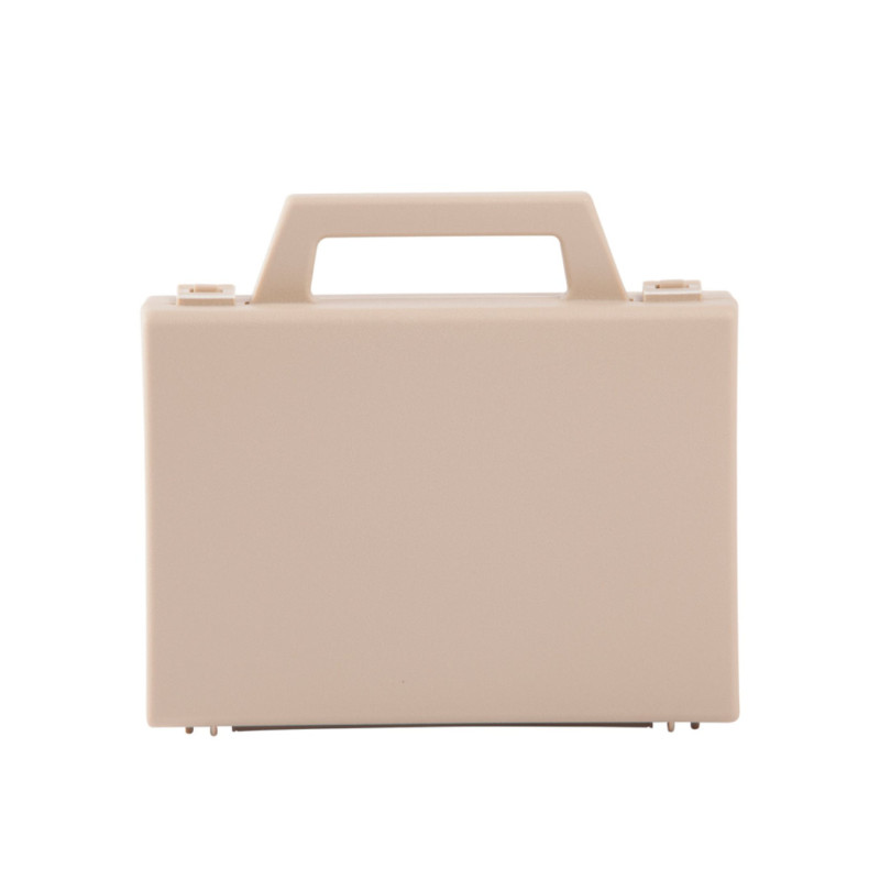 Valise plastique BAGACASE Classic G01 coloris beige vue de face