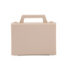 Valise plastique BAGACASE Classic G01 coloris beige vue de face