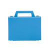 Valise plastique BAGACASE Classic G01 coloris bleu vue de face