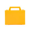 Valise plastique BAGACASE Classic G01 coloris jaune vue de face