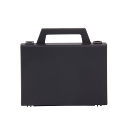 Valise plastique BAGACASE Classic G01 coloris noir vue de face