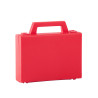 Valise plastique BAGACASE Classic G01 coloris rouge vue de face
