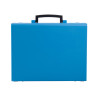 Valise plastique BAGACASE Gaggione Business M01 coloris bleu vue de face