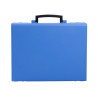 Valise plastique BAGACASE Gaggione Business M01 coloris bleu pastel vue de face