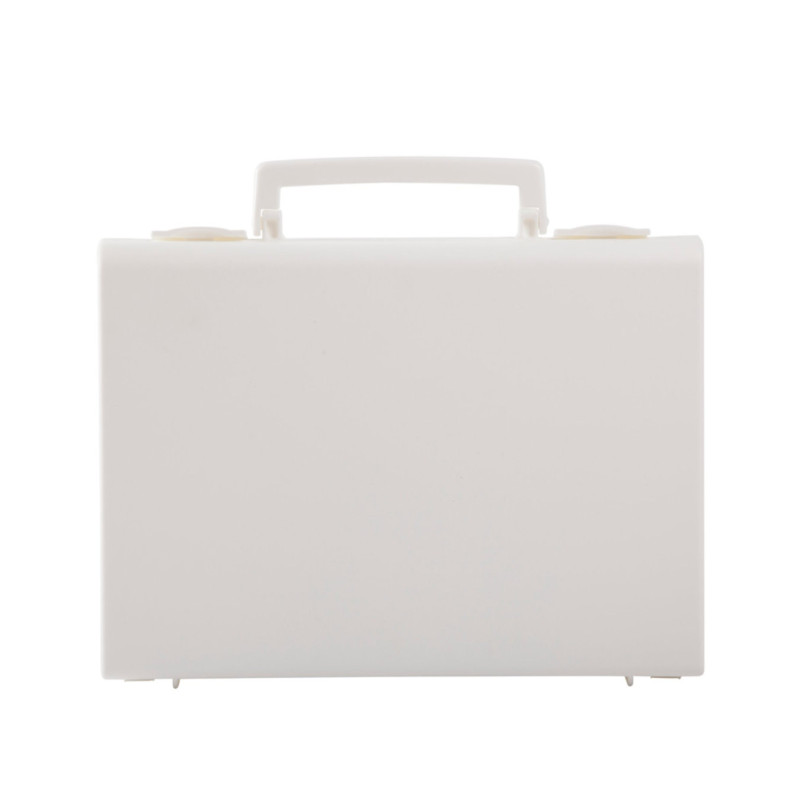 Valise plastique BAGACASE Gaggione Business M02 coloris blanc vue de face
