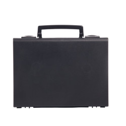 Valise plastique BAGACASE Gaggione Business M02 coloris noir vue de face