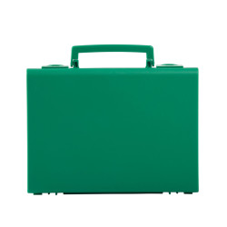Valise plastique BAGACASE Gaggione Business M02 coloris vert vue de face