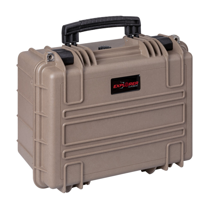 Valisé étanche BAGETANCHE Explorer 3823HL.D fermée, coloris sable désert