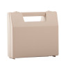 Valise plastique BAGACASE Gaggione Rétro R01 coloris beige