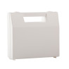 Valise plastique BAGACASE Gaggione Rétro R01 coloris blanc