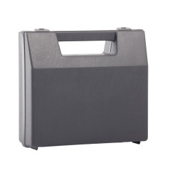 Valise plastique BAGACASE Gaggione Rétro R01 coloris gris anthracite