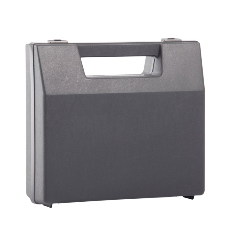 Valise plastique BAGACASE Gaggione Rétro R01 coloris gris anthracite