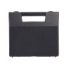 Valise plastique BAGACASE Gaggione Rétro R01 coloris noir vue de face
