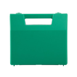 Valise plastique BAGACASE Gaggione Rétro R01 coloris vert vue de face