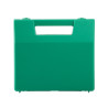 Valise plastique BAGACASE Gaggione Rétro R01 coloris vert vue de face
